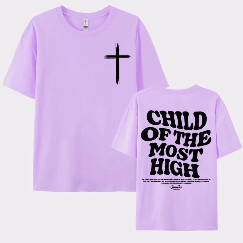 Aesthetic Christian Bible Verse T Shirt for Men Christians Apparel Brown Jesus T-shirts Unisex Harajuku Fashion Oversized Tshirt