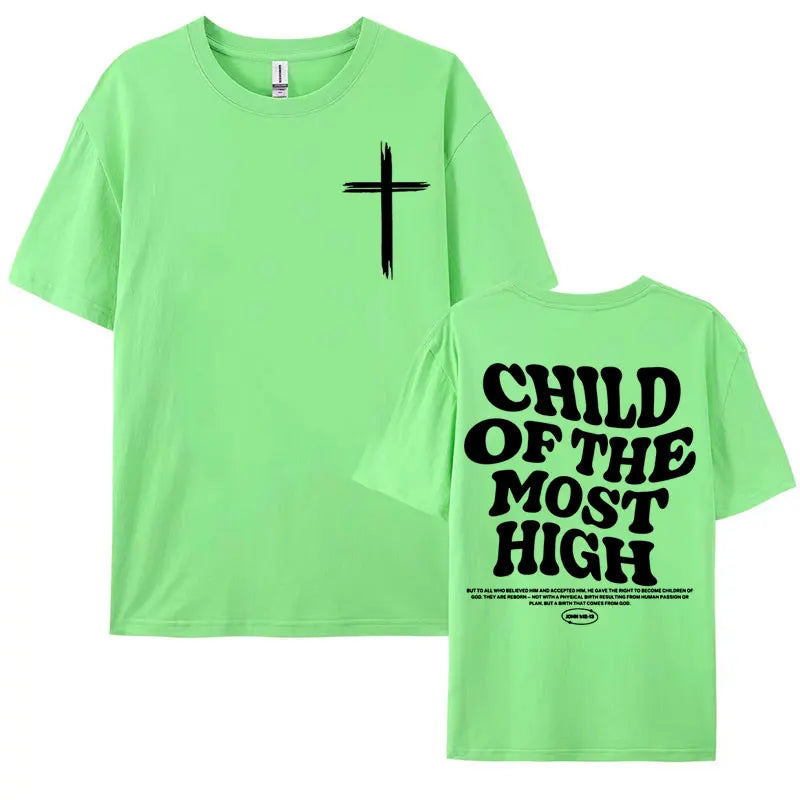 Aesthetic Christian Bible Verse T Shirt for Men Christians Apparel Brown Jesus T-shirts Unisex Harajuku Fashion Oversized Tshirt