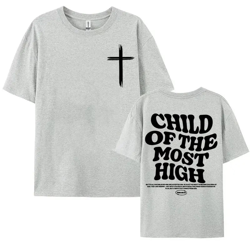 Aesthetic Christian Bible Verse T Shirt for Men Christians Apparel Brown Jesus T-shirts Unisex Harajuku Fashion Oversized Tshirt