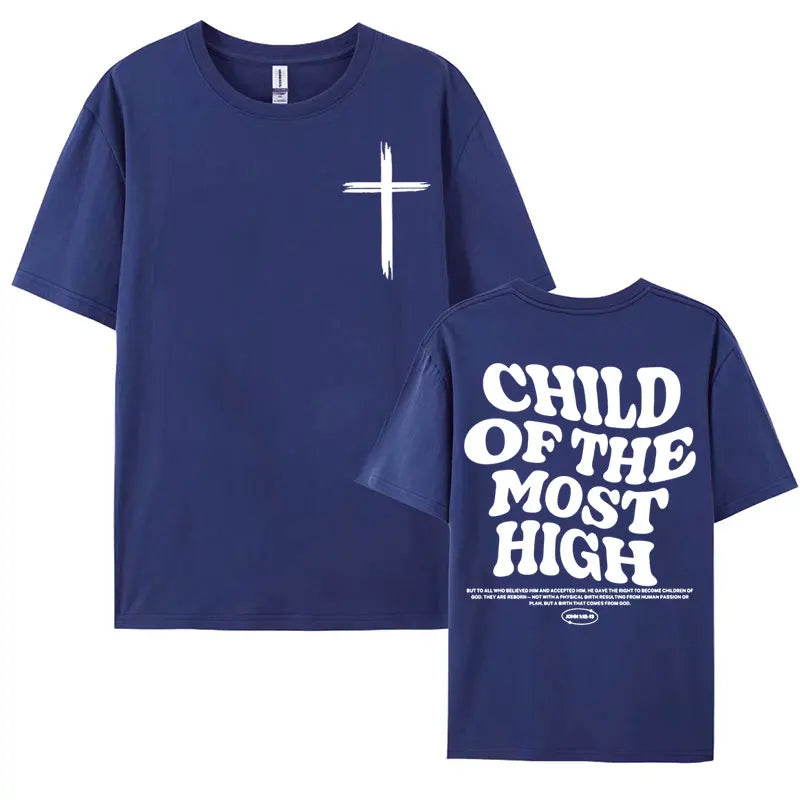 Aesthetic Christian Bible Verse T Shirt for Men Christians Apparel Brown Jesus T-shirts Unisex Harajuku Fashion Oversized Tshirt