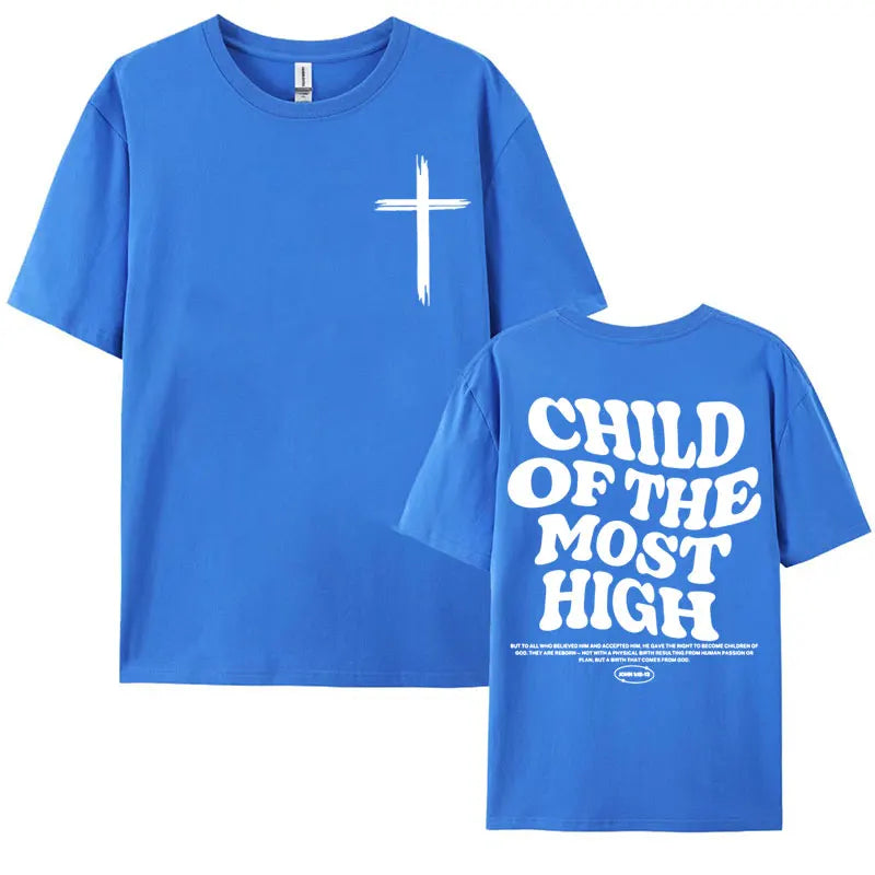 Aesthetic Christian Bible Verse T Shirt for Men Christians Apparel Brown Jesus T-shirts Unisex Harajuku Fashion Oversized Tshirt